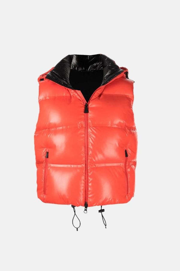 AZTECH Snowbird Puffer Vest Women's Chaleco Orange Crush