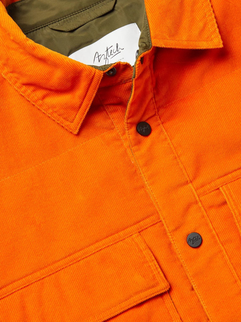 Aztech Zaugg Men's Cotton Jacket Orange Crush