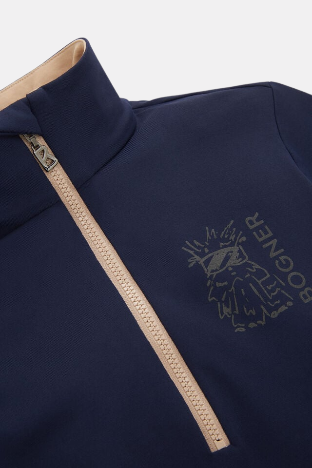 Bogner Kids Ida Camiseta Térmica Midnight Blue