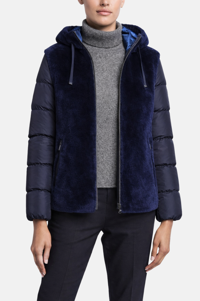 Bogner Tizia LambsKin Down Chaqueta Blue