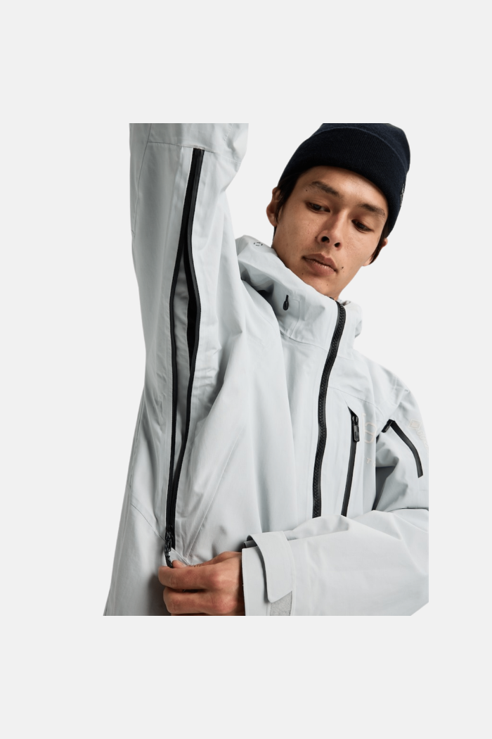 Burton Mns AK Cyclic GORE‑TEX 2L Chaqueta Gray Cloud