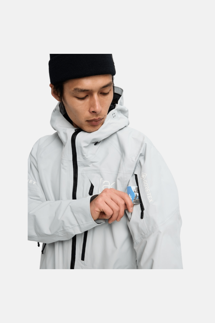 Burton Mns AK Cyclic GORE‑TEX 2L Chaqueta Gray Cloud