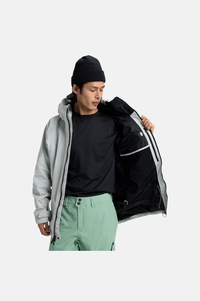 Burton Mns AK Cyclic GORE‑TEX 2L Chaqueta Gray Cloud