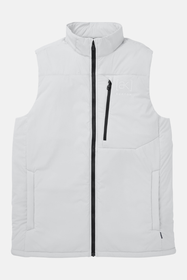 Burton Mns AK Helium Stretch Insulated Chaleco Gray Cloud 