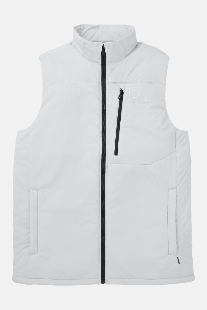 Burton Mns AK Helium Stretch Insulated Chaleco Gray Cloud 