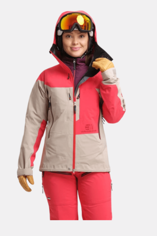 Elevenate Women's Bec de Rosses Prime Chaqueta Ginger Beige