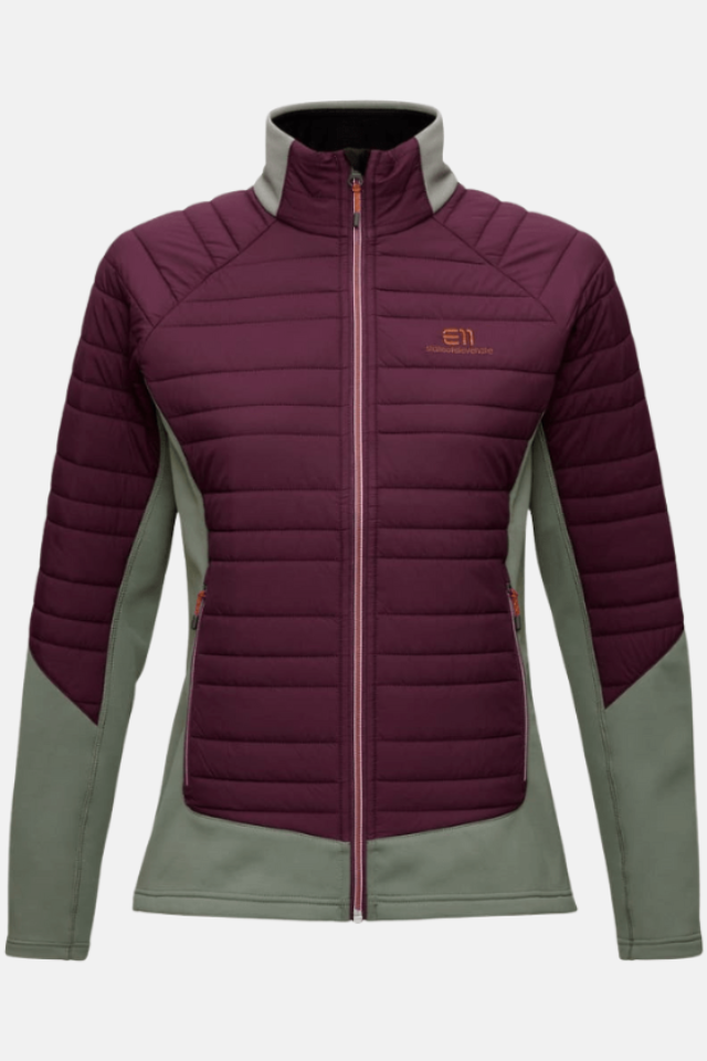 Elevenate Women's Fusion Stretch Chaqueta Técnica Intermedia Auberigne Blocked