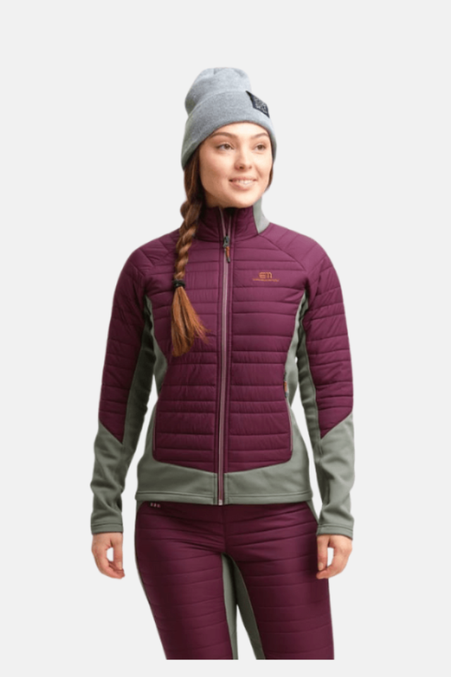 Elevenate Women's Fusion Stretch Chaqueta Técnica Intermedia Auberigne Blocked