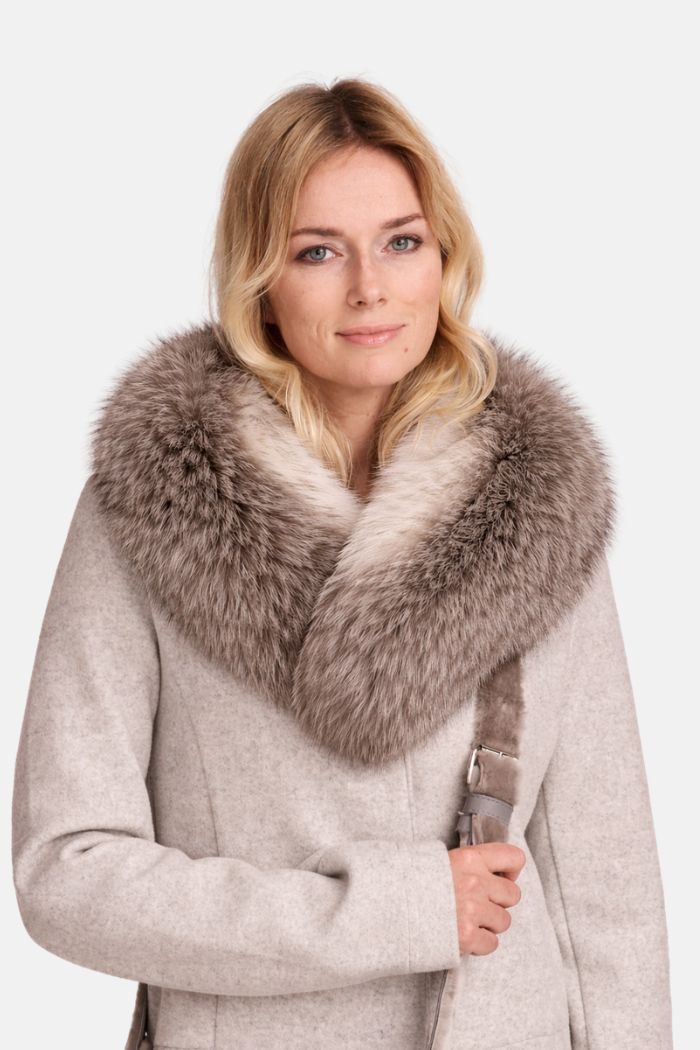 Gena Heidi Cuello brown beige