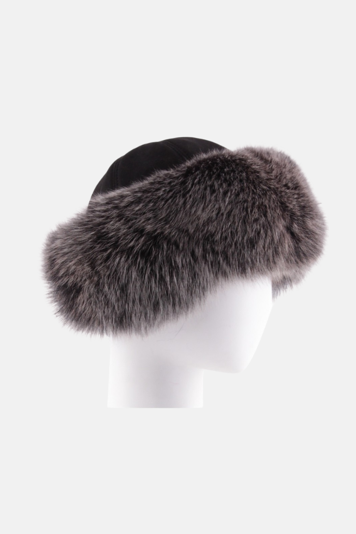 Gena Rome Fox Gorro negro