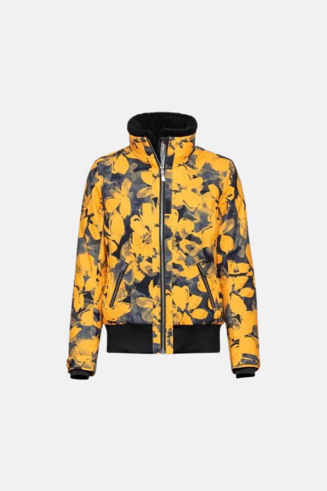 Head Demi Chaqueta Pop/Art/Flower/Yellow