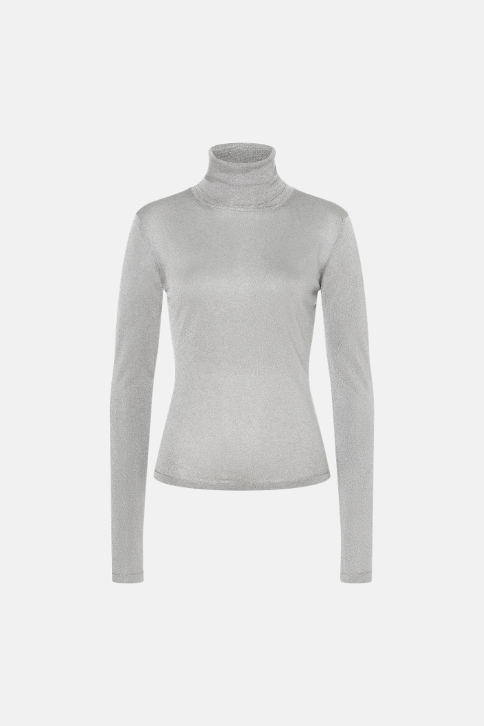 Jet Set Eva Jersey De Cuello Alto Glam Silver