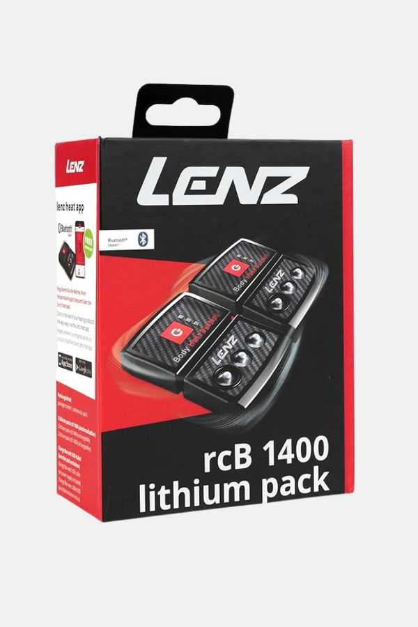 Lenz Lithium Pack rcB 1400 Batería Calentador Vestimenta Black