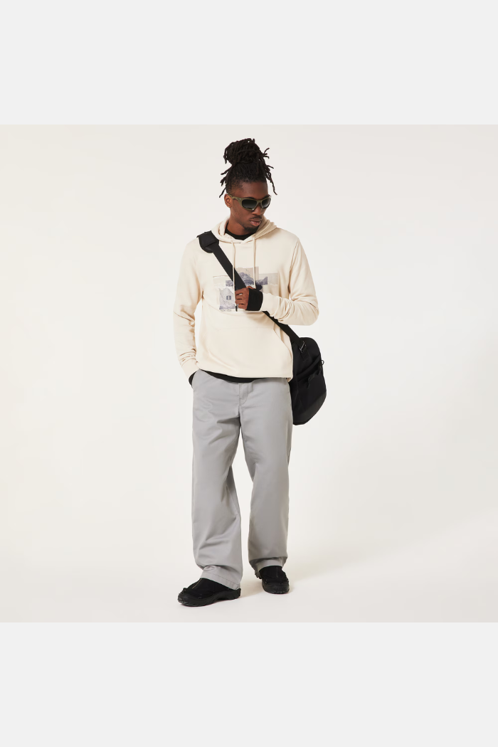 Oakley Allday Wide Leg Chino Pantalones Cement