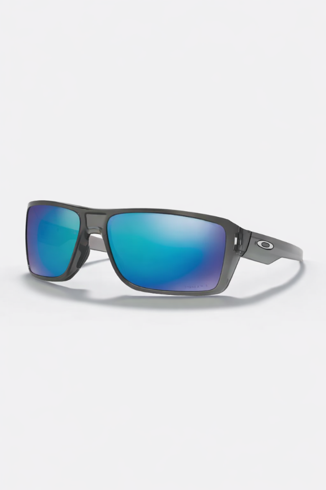 Oakley Double Edge Grey Smoke / Prizm Sapphire Polarized