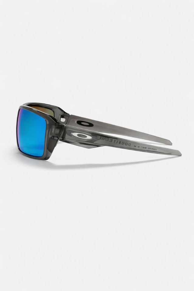 Oakley Double Edge Grey Smoke / Prizm Sapphire Polarized