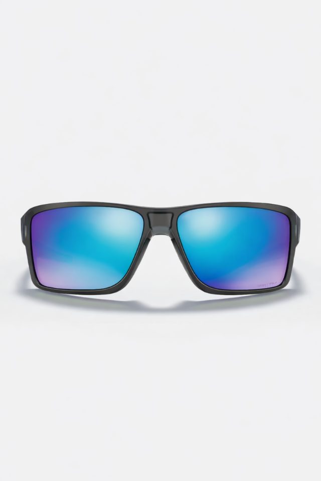Oakley Double Edge Grey Smoke / Prizm Sapphire Polarized