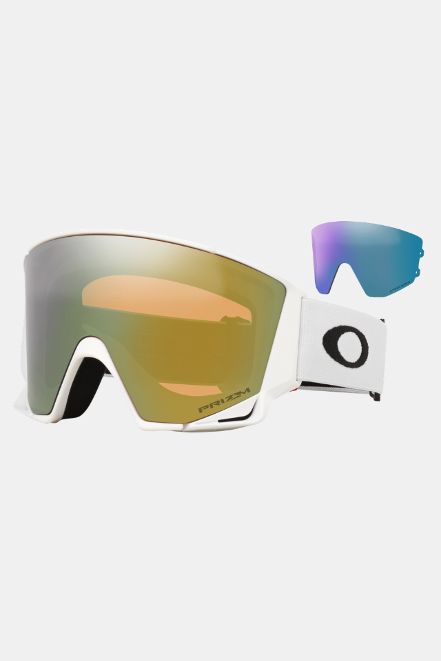 Oakley Flow Scape L Matte White / Prizm Sage Gold / Prizm Snow Iced Iridium