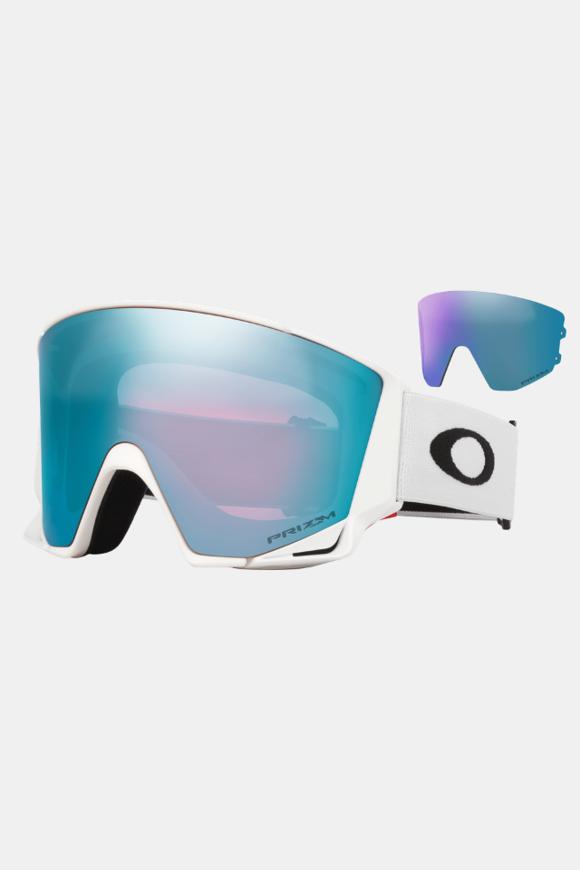 Oakley Flow Scape L Matte White / Prizm Sapphire / Prizm Snow Iced Iridium