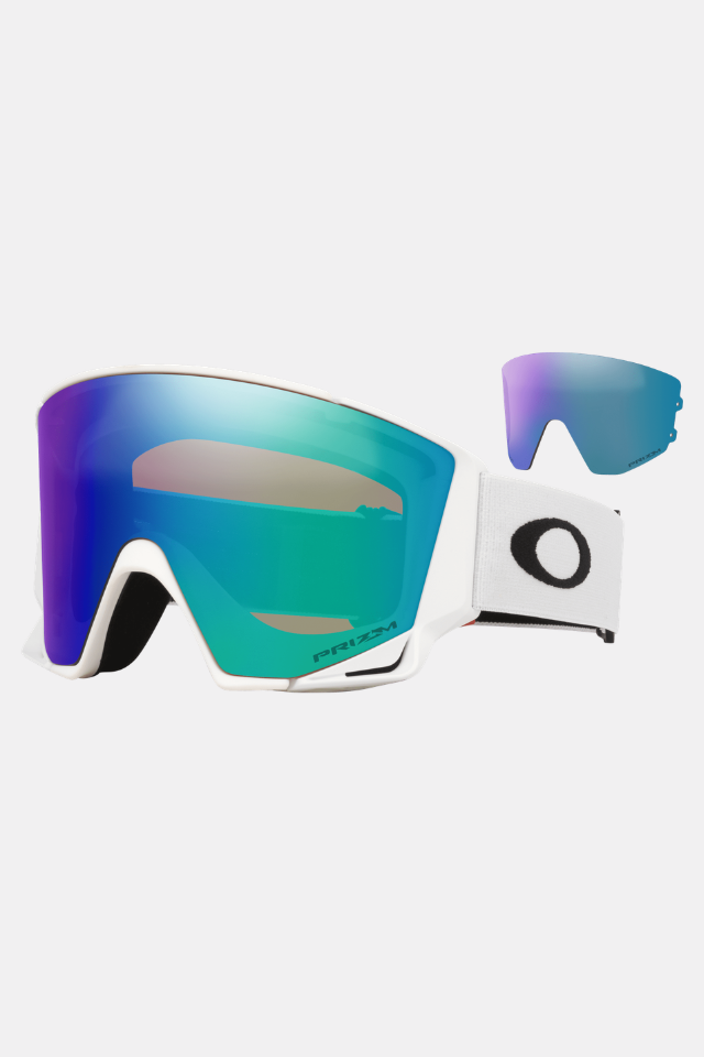 Oakley Flow Scape L Matte White / Prizm Snow Argon Iridium / Prizm Snow Iced Iridium