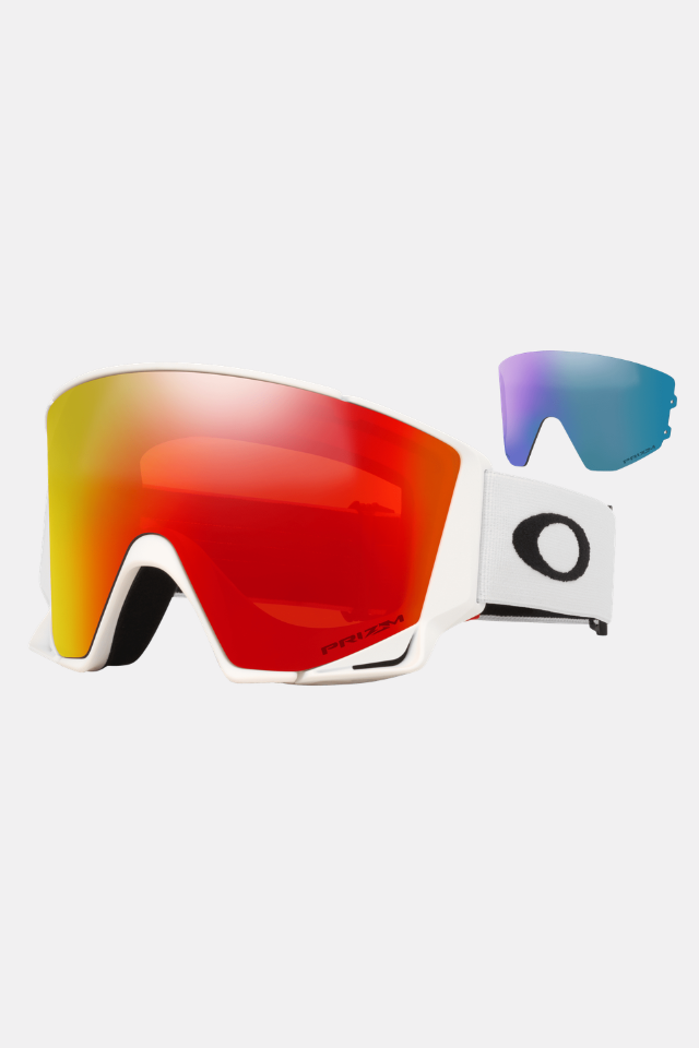 Oakley Flow Scape L Matte White / Prizm Snow Torch Iridium / Prizm Snow Iced Iridium