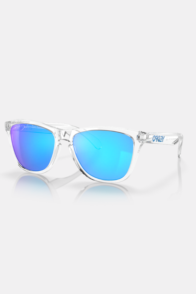 Oakley Frogskins Crystal Clear / Prizm Sapphire