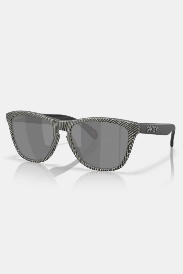 Oakley Frogskins Matte Grey Ink Fingerprint / Prizm Black