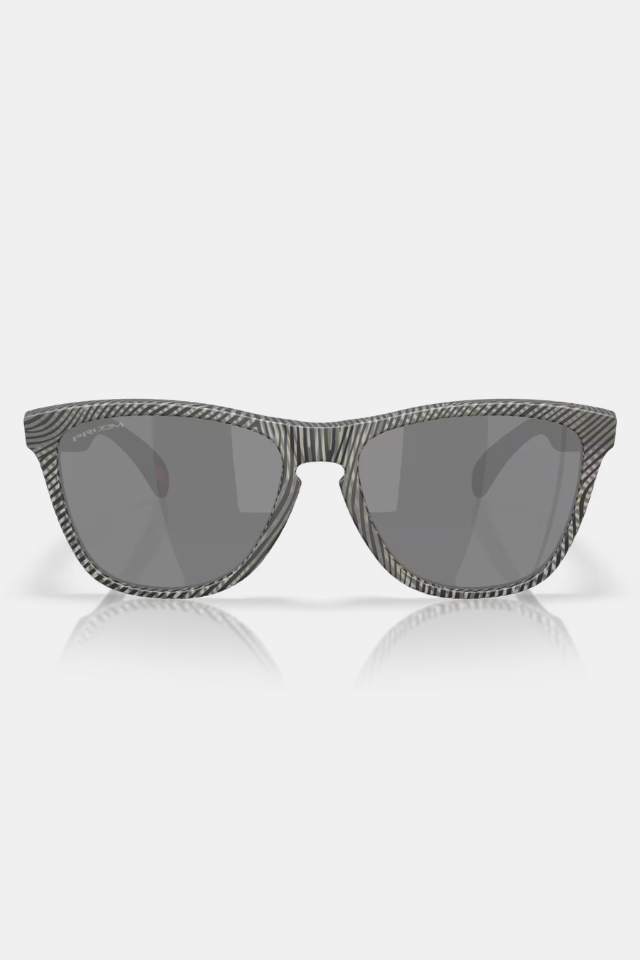 Oakley Frogskins Matte Grey Ink Fingerprint / Prizm Black