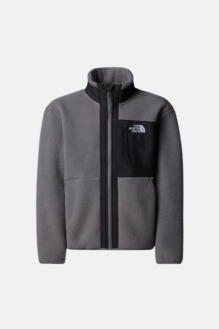 The North Face Boys Yumiori FZ Forro Polar Smoked Pearl/TNF Black