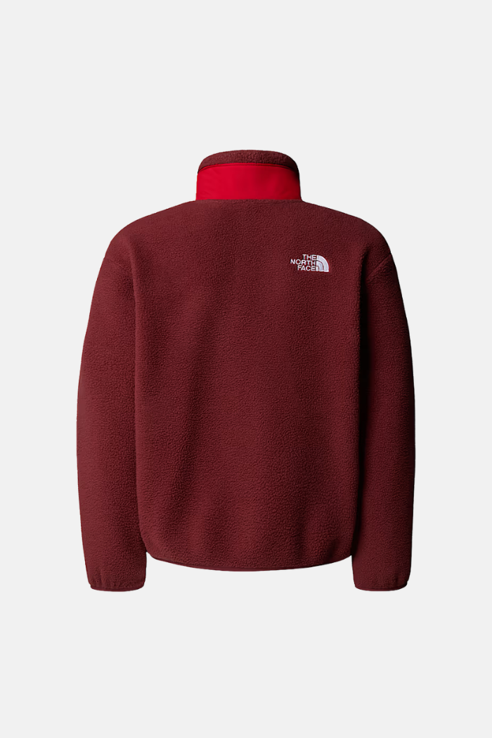 The North Face Boys Yumiori FZ Forro Polar Sumac/TNF Red