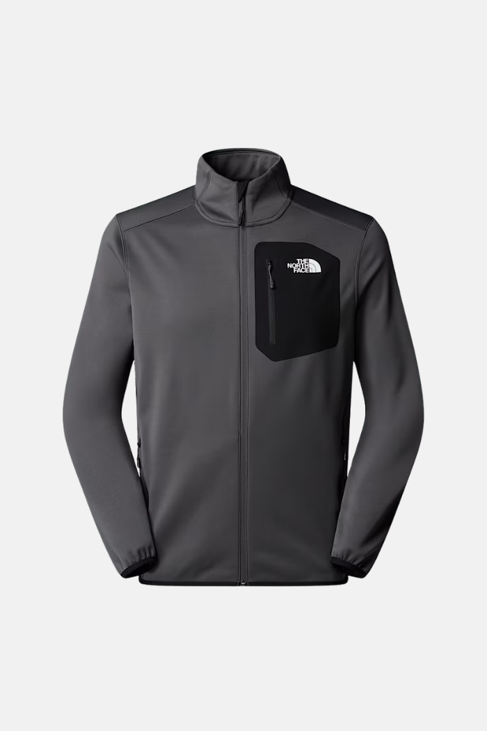 The North Face Crest FZ Forro Polar Anthracite Grey