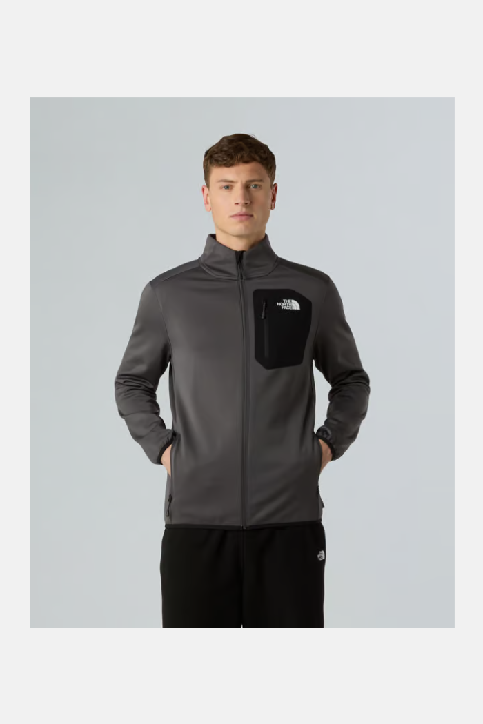 The North Face Crest FZ Forro Polar Anthracite Grey