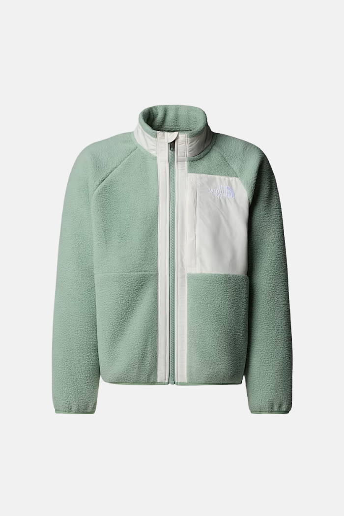 The North Face Girls Yumiori FZ Forro Polar Slate Moss
