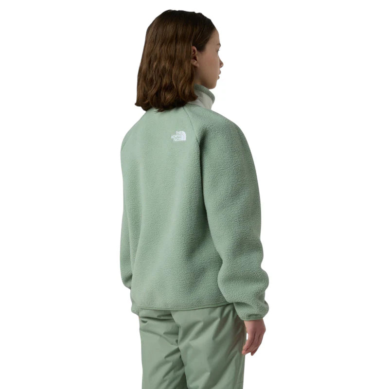 The North Face Girls Yumiori FZ Forro Polar Slate Moss