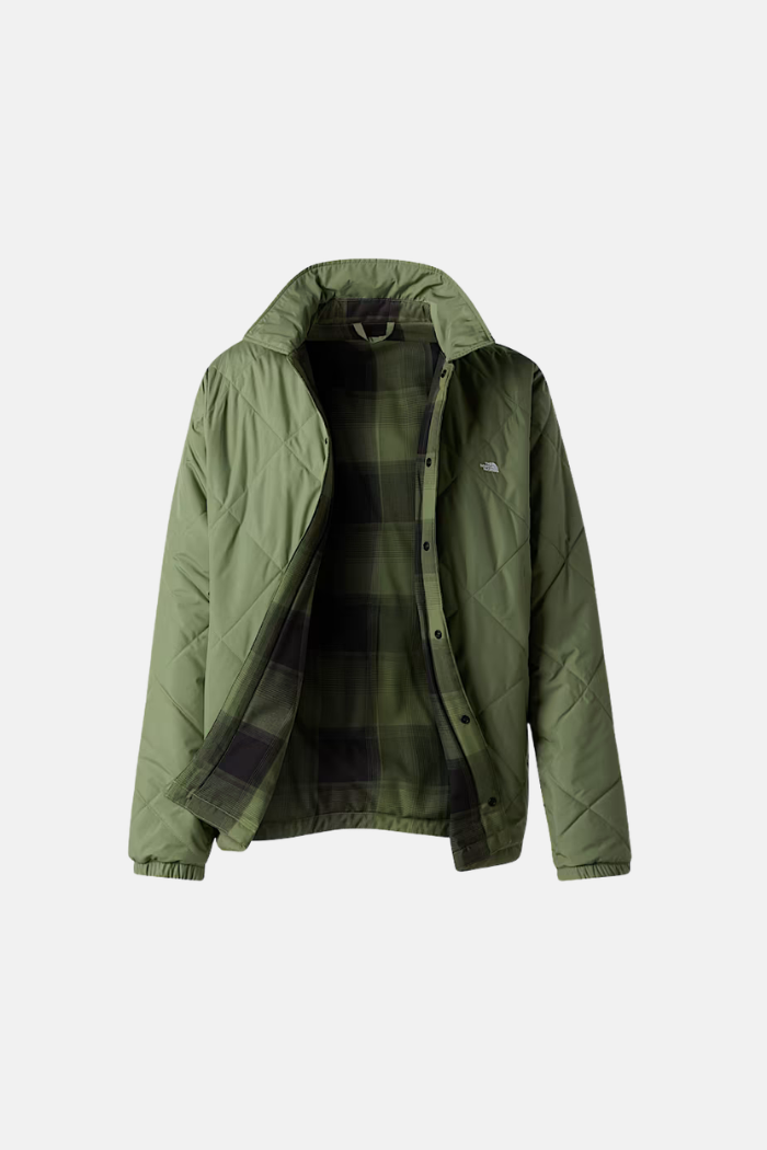The North Face Mns Afterburner Flannel Chaqueta Bark Mist/TNF Black Shadow Plaid