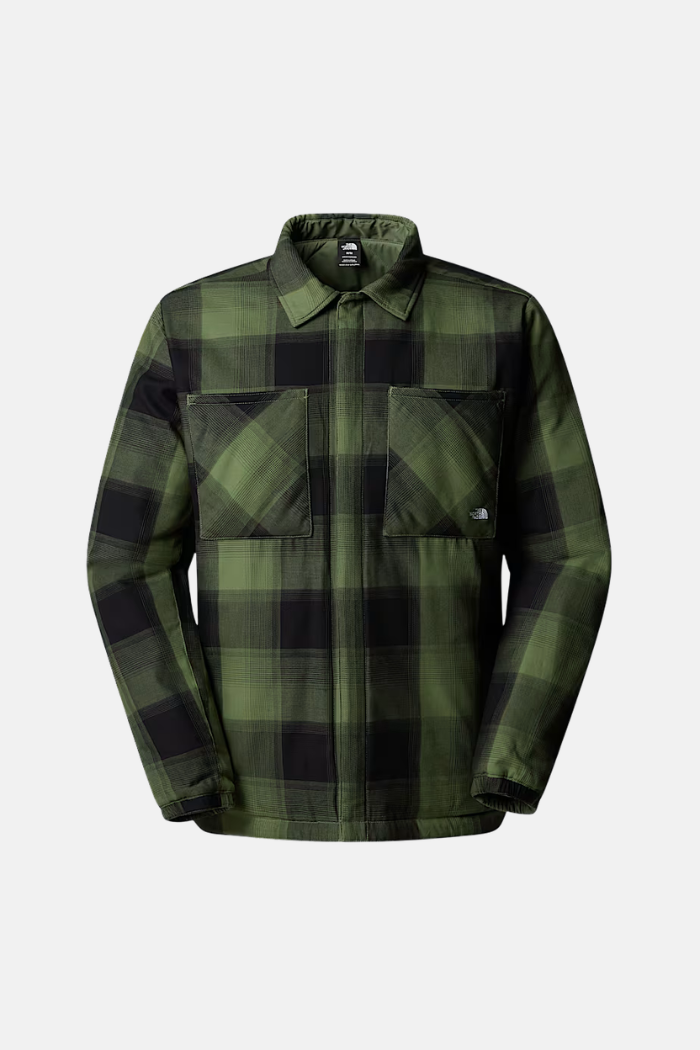 The North Face Mns Afterburner Flannel Chaqueta Bark Mist/TNF Black Shadow Plaid
