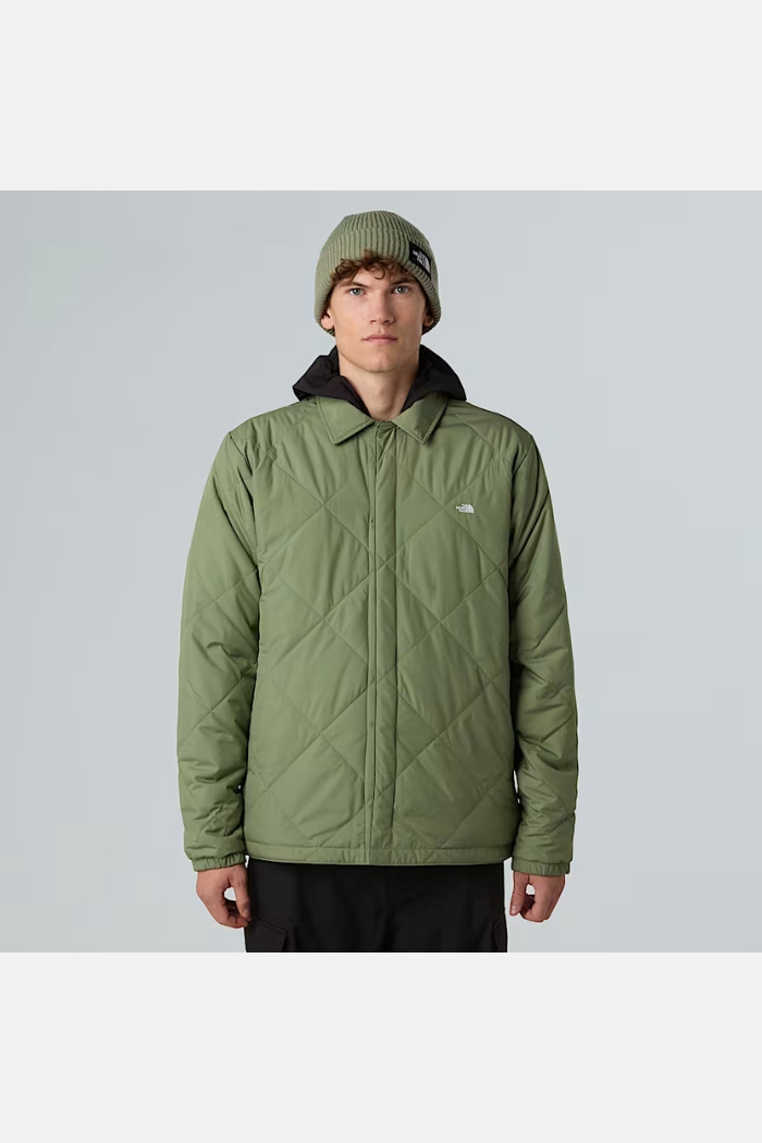 The North Face Mns Afterburner Flannel Chaqueta Bark Mist/TNF Black Shadow Plaid