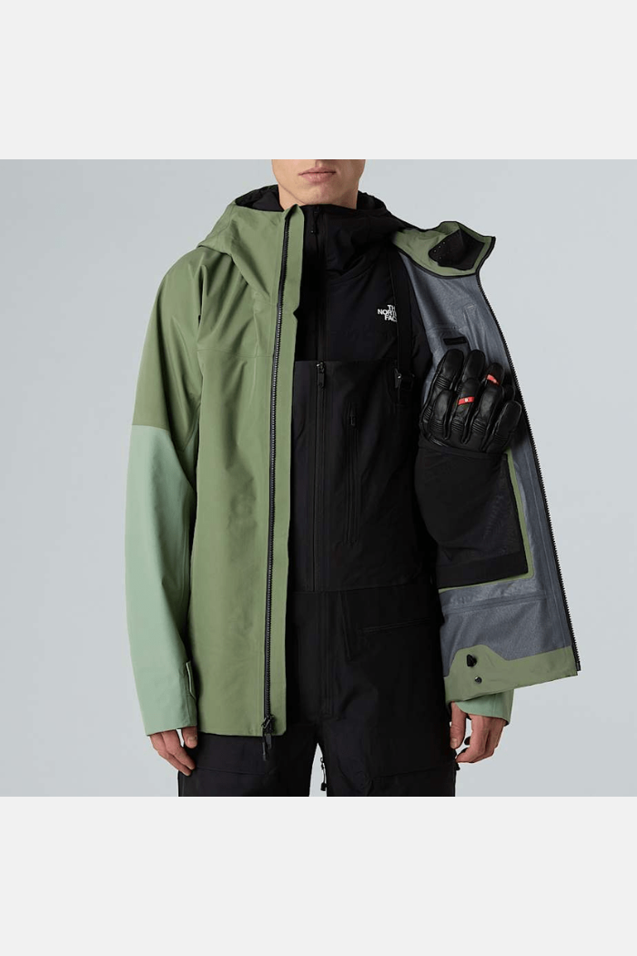 The North Face Mns GORE-TEX Summit Eastwall Chaqueta Bark Mist-Slate Moss