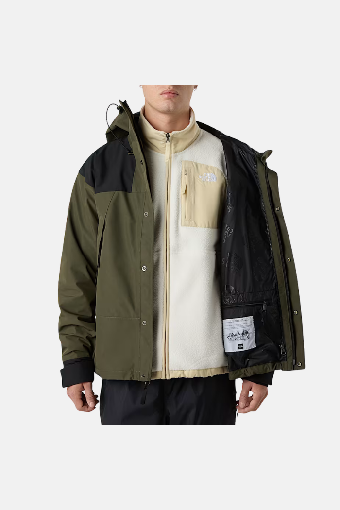 The North Face Mns Gore-Tex Mountain Chaqueta New Taupe Green/TNF Black