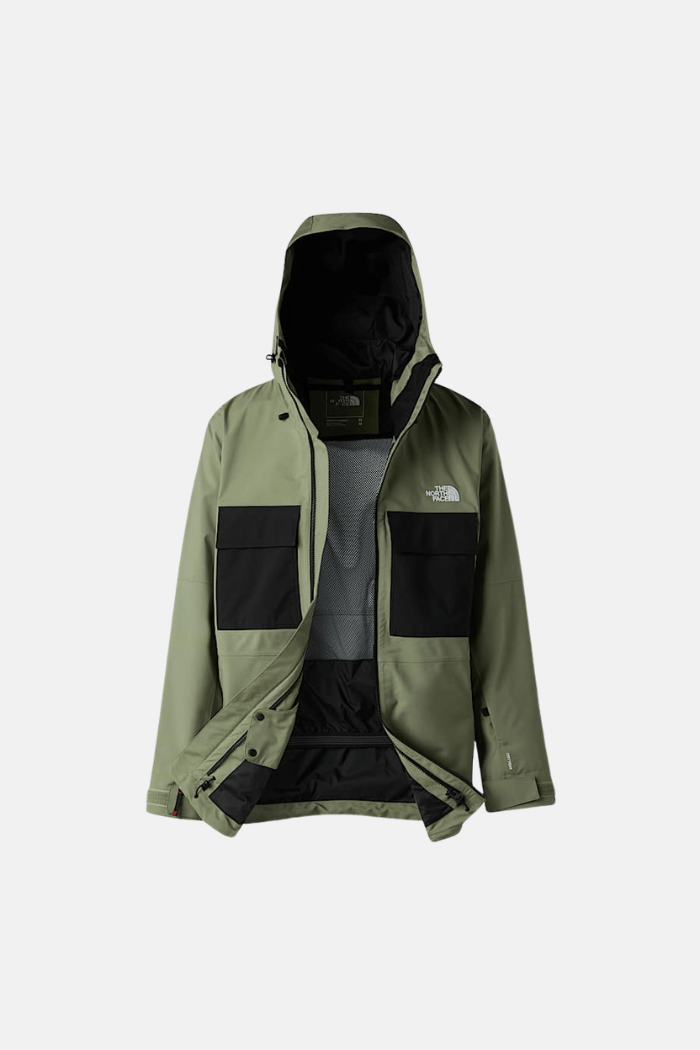 The North Face Mns Triclimate Fourbarrel 3 en 1 Chaqueta Bark Mist-TNF Black