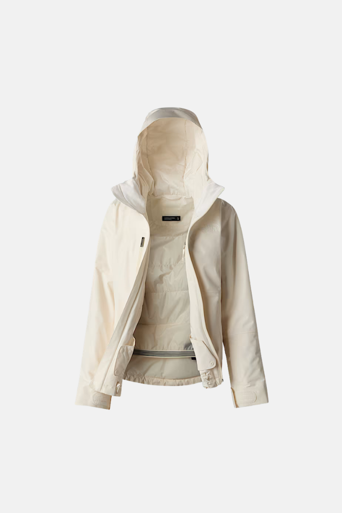 The North Face Wms Descendit Chaqueta White Dune