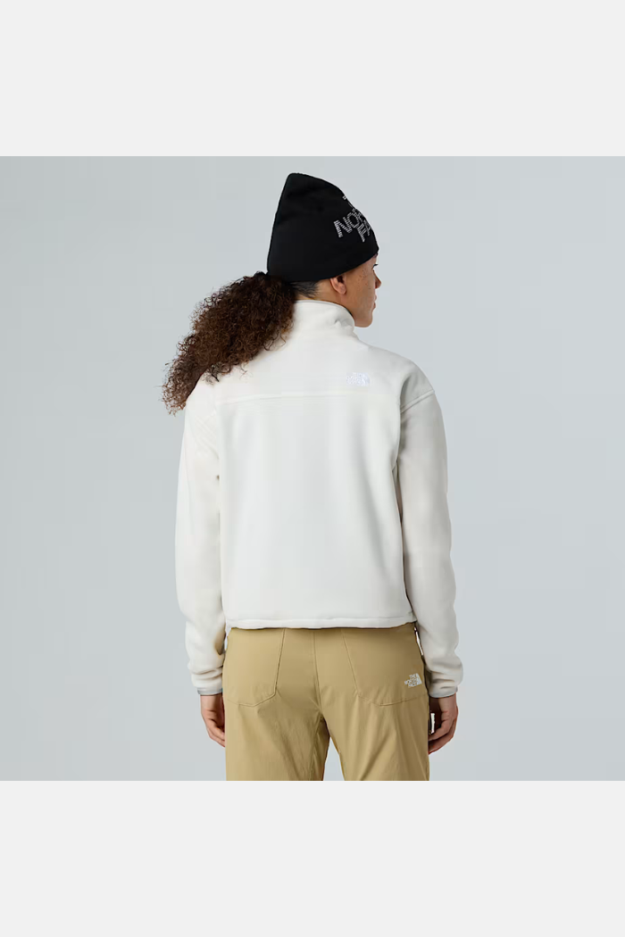 The North Face Wms Glacier 1/2 Zip Forro Polar White Dune