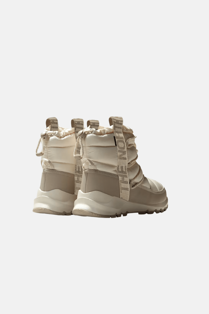 The North Face Wms Thermoball Lace Up Botas Après Ski Gardenia White/Silver Grey