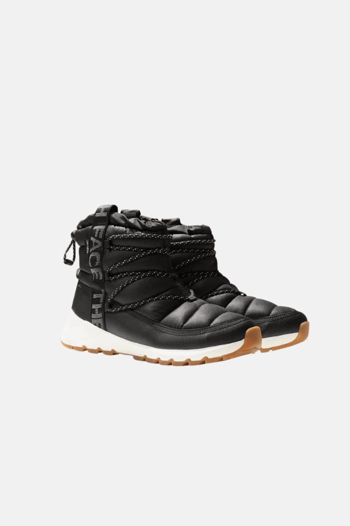 The North Face Wms Thermoball Lace Up Botas Après Ski TNF Black/Gardenia White