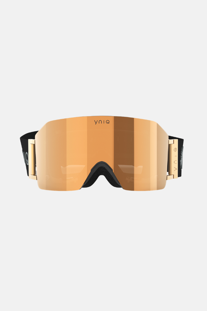 Yniq Model Nine Máscara Black Black All Gold