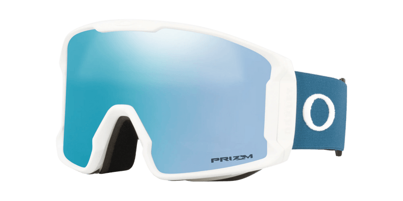 Oakley Line Miner L Mask Poseidon/Branco Prizm/Safira Não