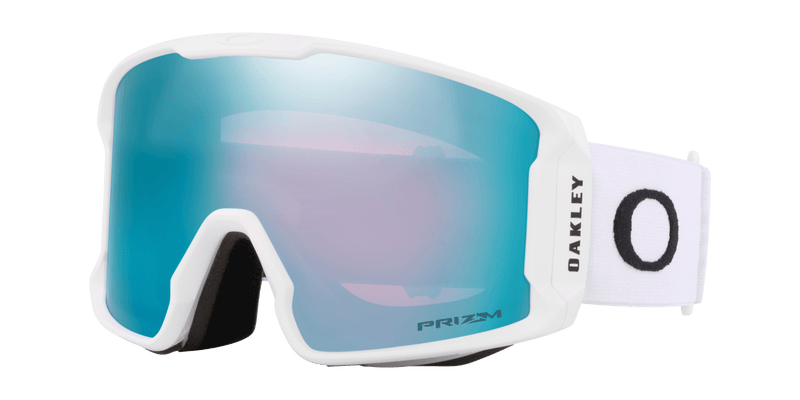 Oakley Line Miner L Mask Matte/Branco Prizm/Safira Não