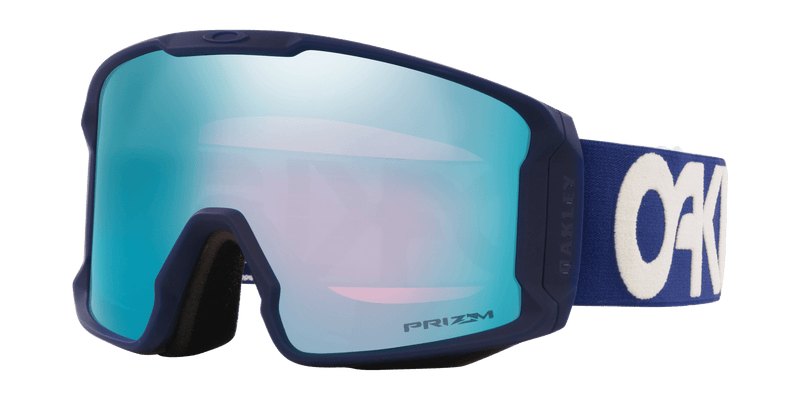 Máscara Oakley Line Miner L Azul Marinho Prizm/Safira Não