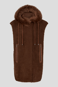 Bogner Giulia-L Chaleco Chocolate Cream 38