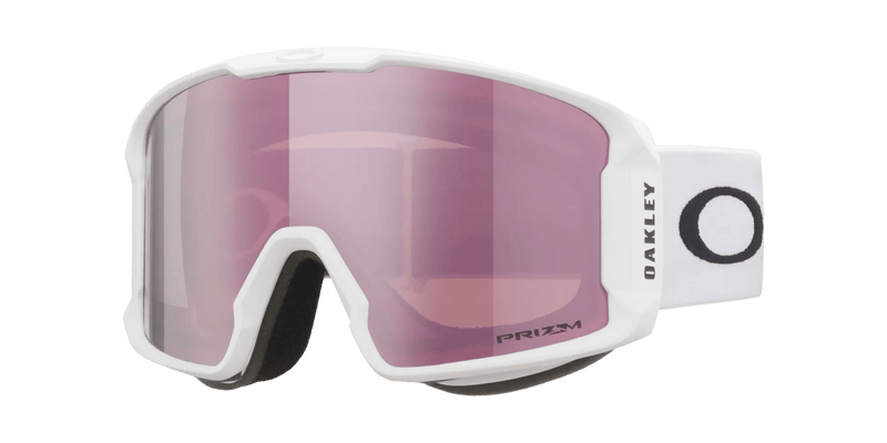 Máscara Oakley Line Miner L Matte/Branco Prizm/Ouro Rosa GBL Não